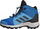 Këpucë trekking fëmijësh Adidas Terrex Mid GTX K, GORE-TEX, shtrëngim i shpejtë, blu