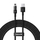 Кабел за полнење Baseus Gem, USB A кон Lightning, 2 m, 2.4A, црна