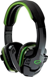 Kufje gaming Esperanza Raven EGH310G, stereo, me mikrofon, jeshile