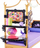 Set loje Monster High Clawdeen Wolf Bedroom, me orendi, plot aksesorë, shumëngjyrësh