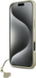 Mbështjellës telefoni Guess 4G Charms, për iPhone 16 6.1", kafe