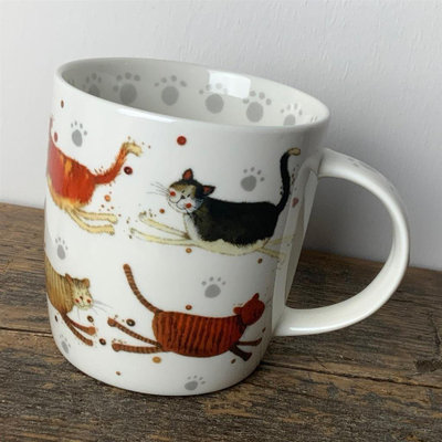 Шолја Гифтворлд M04 со мотив маче, 400 ml, повеќебојна
