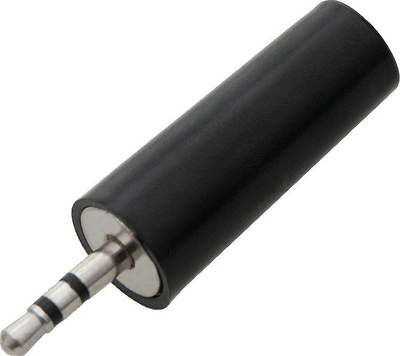 Prizë audio HQ Jack 2.5mm stereo, plastikë, 50 copë, e zezë
