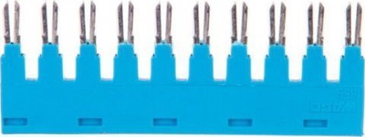 Shirit shuntues Wago 859-410/000-006, 10 pole, set 25 copë, blu
