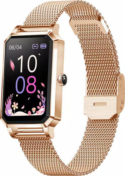 Smartwatch për gra Rubicon RNCE86 SMARUB144, ekran 1.13", IP68, ngjyrë rose gold