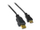 Kabllo HDMI Mini Microconnect High Speed, 3 metra, 4K, e zezë