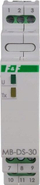 Modul matës temperature F&amp;F MB-DS-30, 30 kanale, RS-485 Modbus RTU, për shina DIN