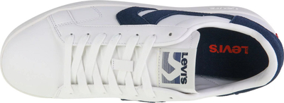 Atlete Levi's Swift M 235658-846 për burra, lëkurë sintetike, të bardha me detaje blu