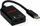 Adapter audio Roline USB Type C në 2x 3.5mm, 0.13m, i bardhë