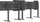 Shinë montimi Hagor CPS Alu Rail 500mm, alumin, 50 cm, e zezë