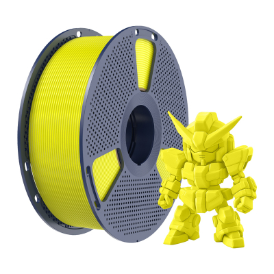 Filament 3D Sunlu PLA+ 2.0, 1.75mm, 1kg, i verdhë
