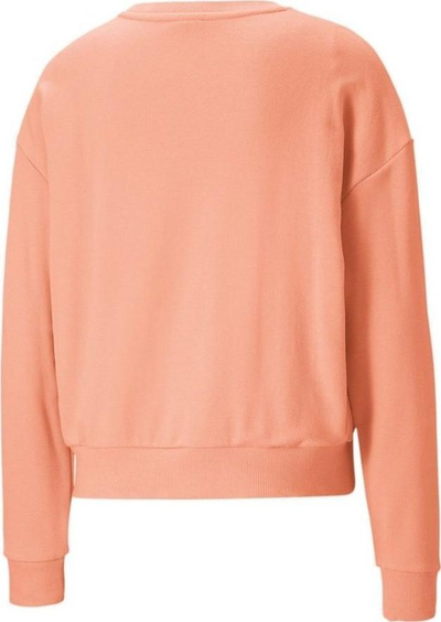 Bluzë sportive Puma Modern Basics Crew W, për femra, aprikot