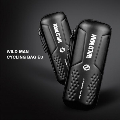 Çantë biçiklete WildMan WILDMAN E3, montim në vendin e shishes, 0.8L, e zezë