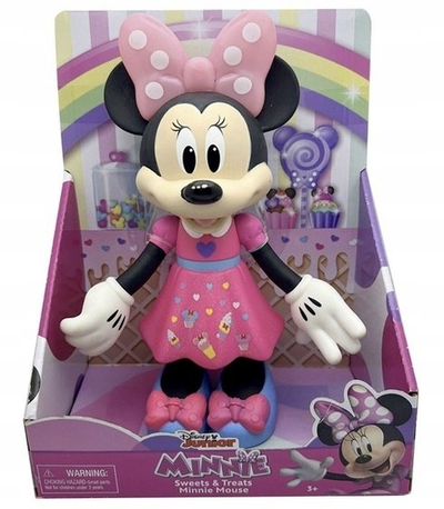 Плишана кукла Дизни Мини Маус Sweets and Treats, 25 cm, интерактивна музичка, шарена