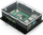 Kuti mbrojtëse Gravlaser Box V2 për Raspberry Pi 4B, montim në shinë DIN 50 mm, akrilik transparent i zi