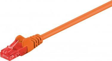 Kabëll rrjeti Wentronic Cat6, RJ-45 në RJ-45, 10m, portokalli