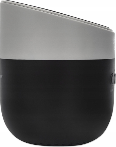 Altoparlant Bluetooth Manhattan Metallic, 3W, bazë karikimi wireless, argjendtë