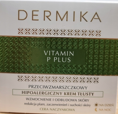 Krem fytyre Dermika Vitamin P Plus, ditë dhe natë, hipoalergjik, 50ml