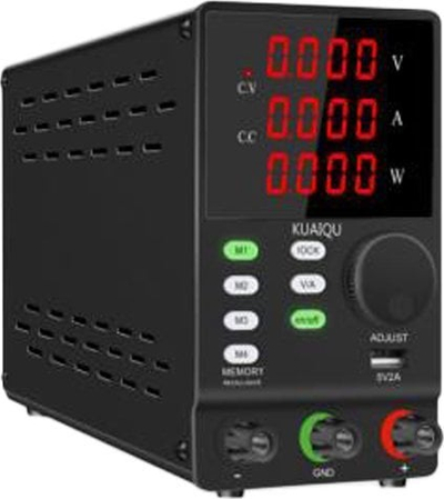 Furnizues energjie laboratorik Korad, 30V 10A, dalje USB 5V 2A, i bardhë