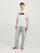 Maicë për meshkuj Jack & Jones Tiley, e bardhë
