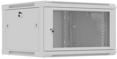 Kabinet rrjeti Lanberg 19" 9U 600x600, për tu var në mur, gri
