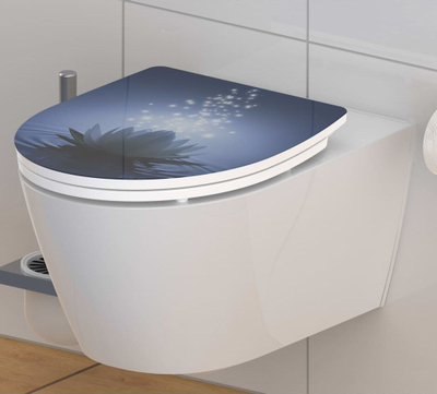 Ulece WC Schuette Water Lily 82107902, duroplast, soft close, e bardhë