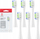 Koka furçe dhëmbësh elektrike Oclean Professional Clean, set 6 copë, të bardha