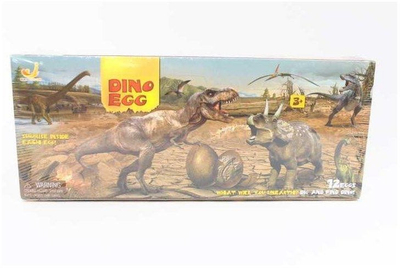 Set lodrash Madej Dinosaur Fossil Egg, 12 vezë, shumëngjyrëshe