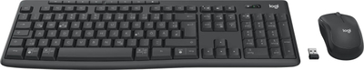 Set tastierë dhe mi Logitech MK370 for Business, wireless, klik i qetë, ngjyrë e zezë