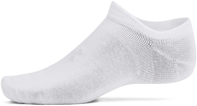 Çorape Under Armour Essential No Show 6 Pack 1382611 100, bojë që thahet shpejt, të bardha