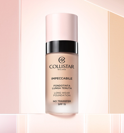 Fondatinë Collistar Impeccabile Long Wear, SPF 15, 30ml, nuanca 4R Pink Sand