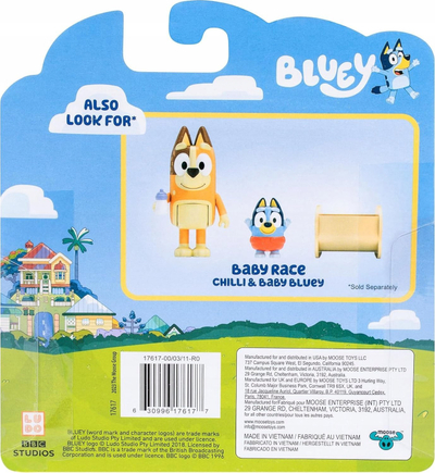 Set figurina lojërash Bluey Aliens Friends Figure Set 2, për kalamaj 3+, shumëngjyrësh