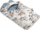 Batanije swaddle për ulëse makine BabyMate Muslin Dragons, 90x90cm, pambuk muslin, blu xhins
