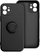 Капак за телефон OEM за Xiaomi Redmi Note 14 Pro 4G, силикон со прстен, црн