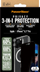 Set mbrojtës PanzerGlass 3 in 1 Privacy, për iPhone 24 6.3" Pro, MagSafe, transparent