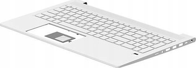 Tastierë laptopi HP M21742-061, pjesë origjinale zëvendësuese, e zezë
