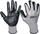 Заштитни ракавици Haushalt GLOVES GN41HB, големина XL, полиестер со гумен слој, црни