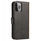 Mbulesë telefoni Hurtel Magnetic Case për Realme 10 Pro, flip me stand dhe xhepa për karta, e zezë