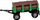 Traktor lodër Mega Creative My Ranch me rimorkjo, 25 cm, me drita edhe zë, shumëngjyrësh