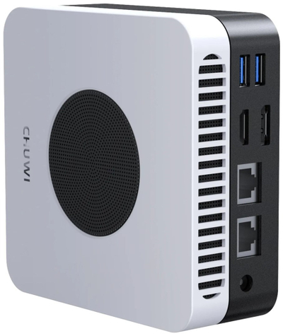 Mini kompjuter Chuwi LarkBox X, Intel Core i3-1220P, 8GB RAM, SSD 256GB, i bardhë