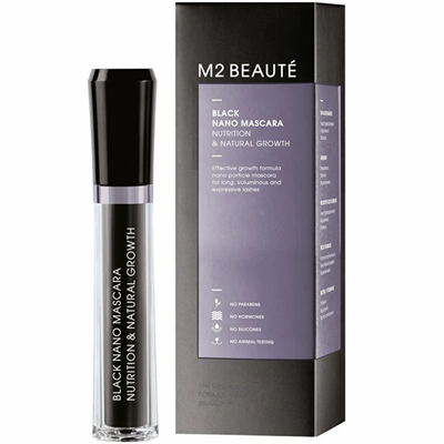 Maskarë për qerpikë M2 Beauté Nutrition & Natural Growth (Nano Mascara), 6 ml