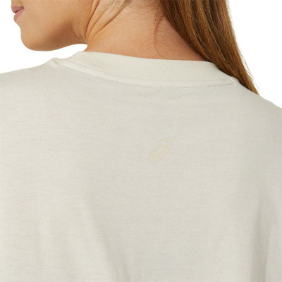 Спортска блуза Asics Logo Tee W 2032C843201, мешавина памук, брзо сушење, зелена
