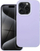 Kapak telefoni për iPhone 12 Pro, silikoni, matte, vjollcë pastel