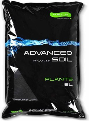 Substrat akuariumi Aquael Advanced Soil Plant, 8L, për bimë, i errët