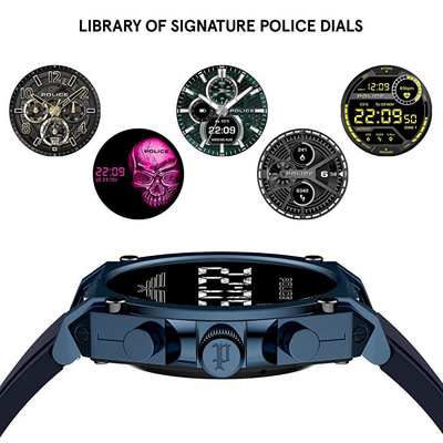 Orë smart për meshkuj Police Shelf MY.AVATAR PEIUN0000103, e kaltër