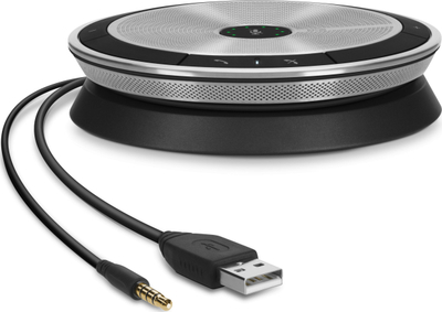 Speakerphone EPOS SP20 ML portabël, me USB dhe hyrje audio, i zi