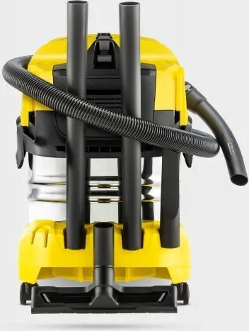 Fshesë me korrent Kärcher WD 4-18 S Dual Battery, 20L, pa kabllo, inox