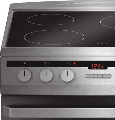 Рерна Amica 618CE3.333HTaQ, 60 cm, 2000 W, 62 l, црна