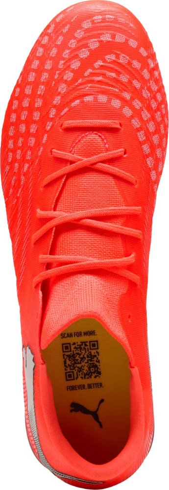 Këpuca futbolli Puma Future 9 Match Fusion FG, material sintetik, e kuqe neon