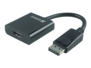 Adapter DisplayPort në HDMI Sandberg DP1.2, 4K 60Hz, i zi